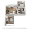One Bed plus Loft One Bed plus Loft